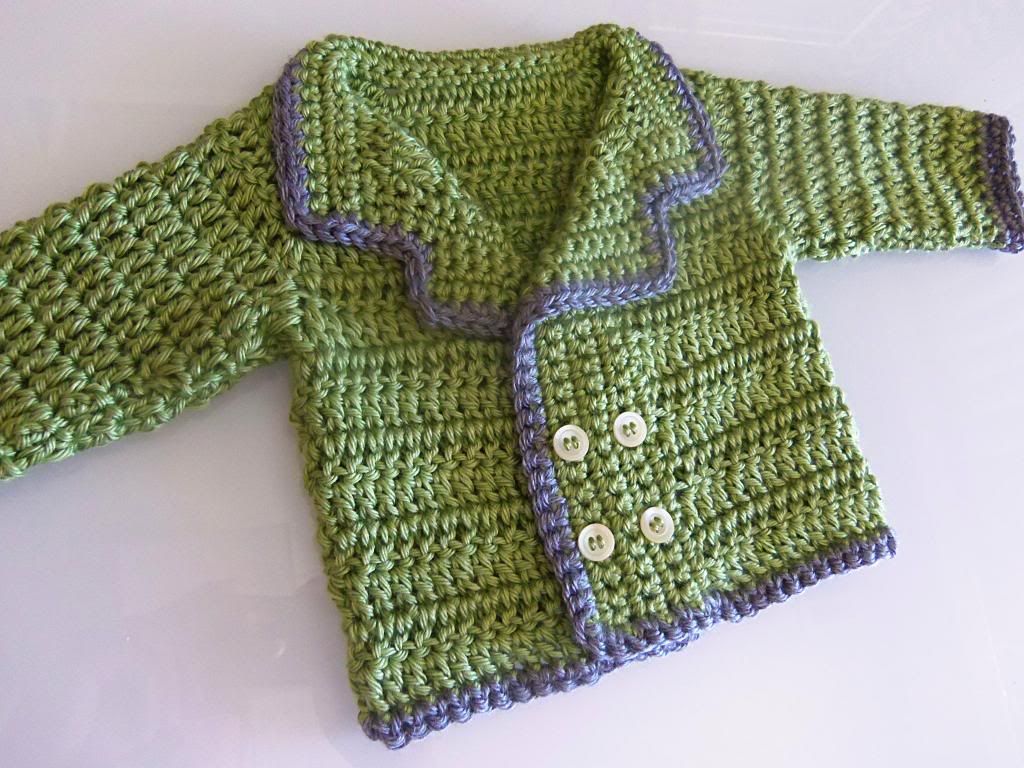 3squeezes easy crochet baby sweater